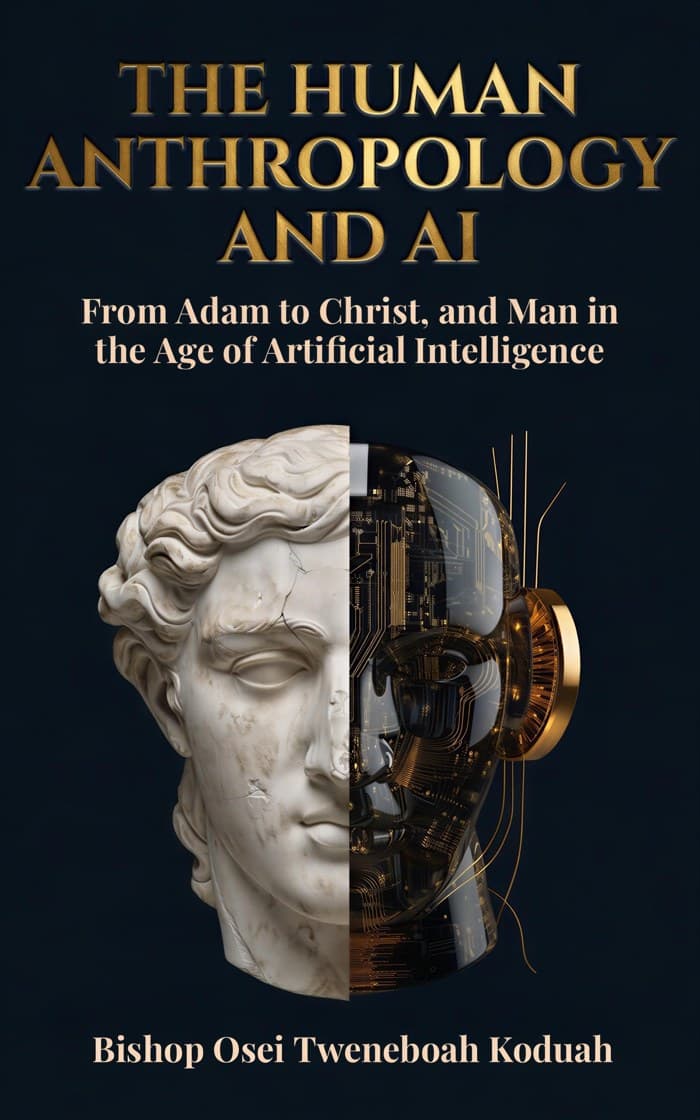 Cover of The Human Anthropology and AI by Bishop Osei Tweneboah Koduah