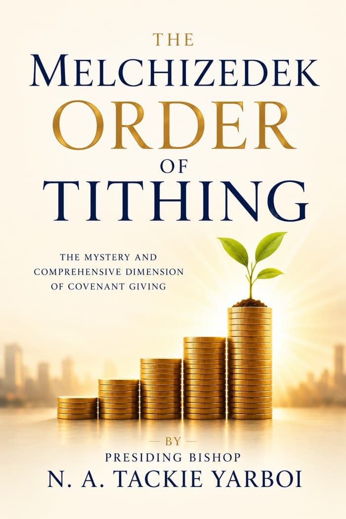 Cover of The Melchizedek Order of Tithing by Presiding Bishop N. A. Tackie Yarboi